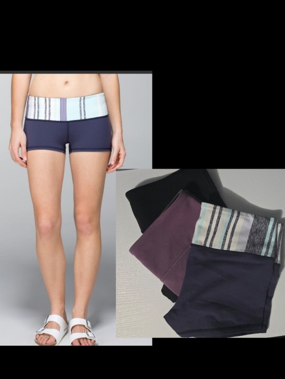 Lululemon Lot Of 3 Boogie Shorts 2"